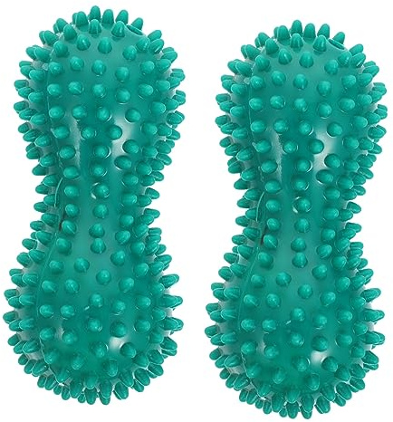 FRCOLOR Massaggiatore per Piedi e Gambe in Pvc a Forma di Arachide 2 Pezzi, Favorisce la Circolazione, Allevia il Fastidio, Leggero e Pratico per Sport e Yoga