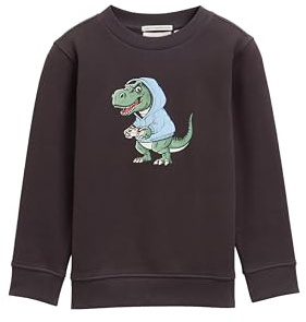 TOM TAILOR pojktröja 1047487, 29476-kolgrå, 128-134, 29476 – kolgrå, 128-134