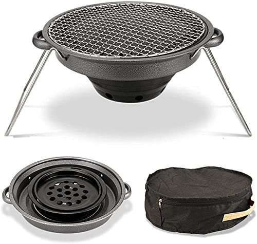BBQ Grill Outdoor Tischgrill für Garten Picknicks Party Antihaft Herd Ofen Kochen Ofen Alkohol Holzkohle Haushalt Wort Mini Schweinefleischspieß
