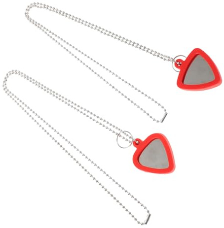 TOPPERFUN 1juego Collar De para Sujetar Plectros De Guitarra De Soporte para Púas Colgante Protector De Púas De Guitarra Accesorio Multifuncional para Músicos