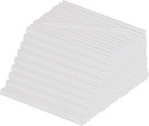 Bâtons de Colle Chaude 200 x 11mm, bâtons transparents pour Pistolet à Colle Chaude pour bricolage, réparations et décorations (80)