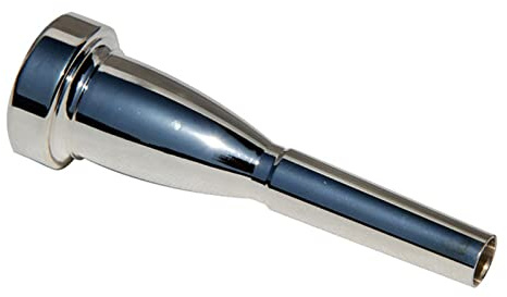 Yctze Embout de Trompette plaqué Argent de Haute qualité Bach and Conn – Construction Entièrement en Cuivre, Utilisation Confortable, Installation Légère et Facile, Remplacement Parfait des Embouts