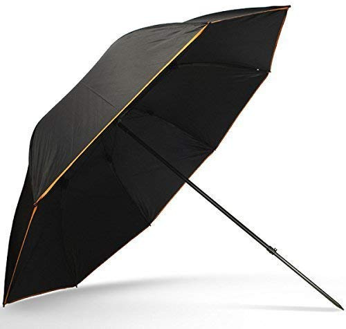 NGT Carp Fishing 50 Black Umbrella Brolly with Taped Seams & Tilt Function