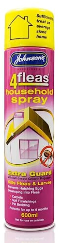 LEEWAY WOODWORK JOHNSON'S 4FLEAS HOUSEHOLD SPRAY WITH EXTRA GUARD - FLEA & INSECT TREATMENT (2 CANS)