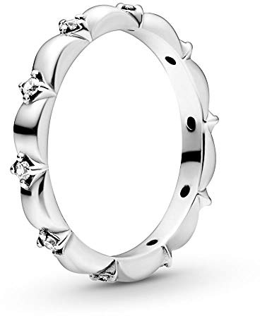Pandora Silber Damen-Ring Blütenblätter 198791C01-52 Ringgröße 52/16,6