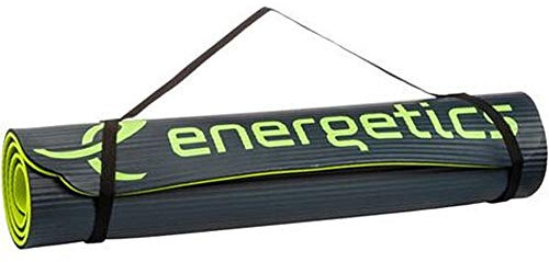 energetics Gymnastik-Matte-183002 Grey/Yellow 185 x 100 x 1,5cm