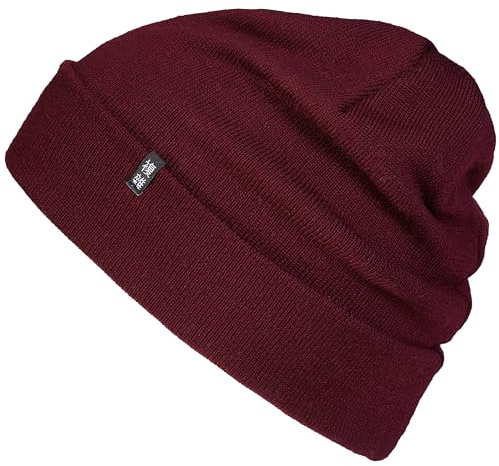 Enter the Complex® Merino Mütze Herren, Beanie Damen, 100% Merino Wolle, Warm und Dünn, Zweilagige Strickmütze