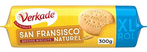 Verkade San Francisco Naturel original holandés Galletas Galletas 300G