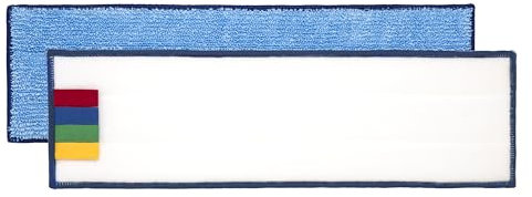 TAMPEL Scopa mocio professionale - Frangia in microfibra, 40 cm, autobloccanti, confezione da 10