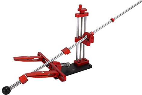 Verstellbarer Messerschärfer, Professioneller Messerschleifer mit Schnellspann-Design Reversibler, Rostfreier, Hochpräziser Messerschärfer Für Die Küche