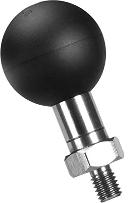 FANAUE 1 Zoll Kugel Adapter Kompatibel mit RAM Mounts B Größe Doppelsockelarm, mit M6 x 1.0 Gewindepfosten, Befestigen Jede Unterstützt die 1 Kugel Montage Modus Fahrrad Motorrad Handyhalterung