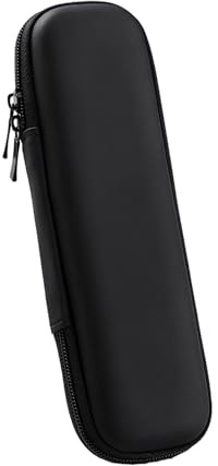 1 astuccio, custodia impermeabile portatile, multifunzionale, adatto per matite amministrative, penna a sfera, forniture per ufficio scolastico, Nero , Set per la scuola