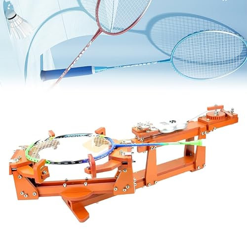 KYZTMHC Badmintonschläger Bespannungs Einfädelmaschine Seilwinde Typ Persönliche Saitenwerkzeuge für Badmintonschläger Besaitungsmaschine für Badmintonschläger