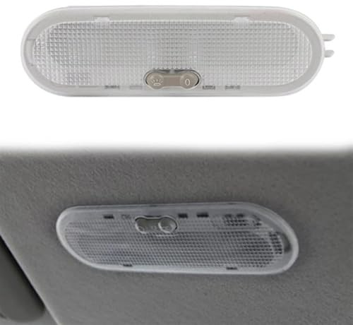 VXELY Plafonnier de Lecture en Forme de dôme intérieur de Voiture, 1 Bouton, for Nissan, Qashqai, Sunny Micra March, Renault, Dacia Plafonnier pour Console de pavillon