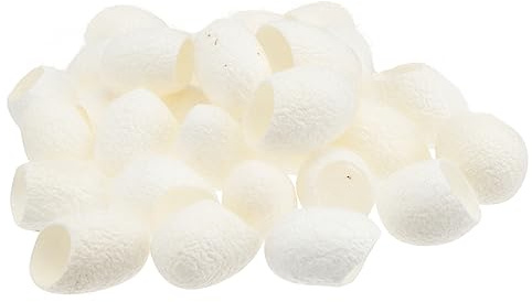 Beatifufu 300stücke Natürliche Seidenkokon Waschbälle Für Gesichtsreinigung Peeling Und Entfernung Von Mitessern Sanft Und Organisch Für Strahlende Hautpflege