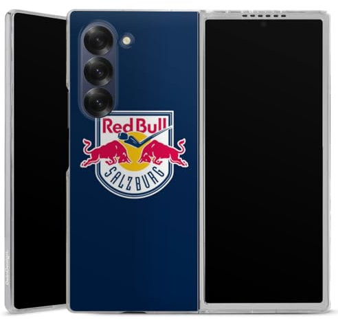 DeinDesign Hard Case kompatibel mit Samsung Galaxy Z Fold 6 Schutzhülle transparent Smartphone Handy Hülle EC Red Bull Salzburg Offizielles Lizenzprodukt Eishockey