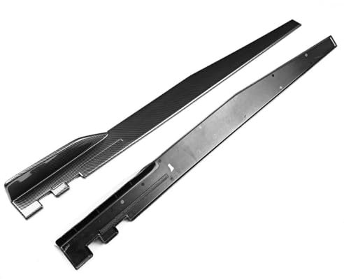 1,2 M Für LEXUS ES300h ES350 ES330 CT LC LS LX Alle Modelle Seitenschwellerverlängerungen Universal Auto Seitenschweller Winglet Splitter Lippe Auto Seitenschweller Trittbretter Schweller(Kohlefaser-O