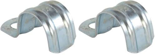 fischer Befestigungsschelle BSM 20, Ideal für nachträgliche Befestigung von Kabeln und Rohren, schnelle Montage mit fischer Einschlagnagel ED in Beton, 50 Stück (Packung mit 2)