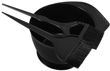 Hemobllo Ciotola per Mescolare Tintura Capelli e Pennelli per Tintura Capelli Ciotola per Pennelli per Colorazione Strumenti per Fai da Te