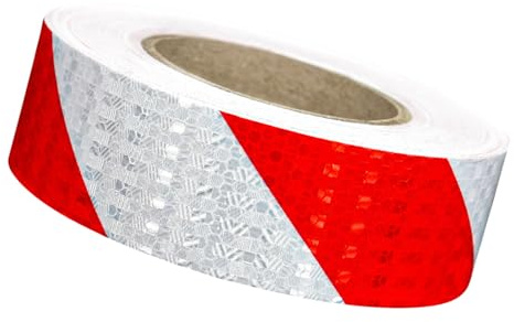 MZRAN Cinta reflectante de advertencia de 50 m de longitud para una mayor visibilidad en camiones, remolques, exteriores de vehículos y accesorios exteriores de automóviles