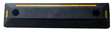 Garagenparkstopper, 2er-Pack Gummi-Radstopper for LKW, Wohnmobil und Anhänger