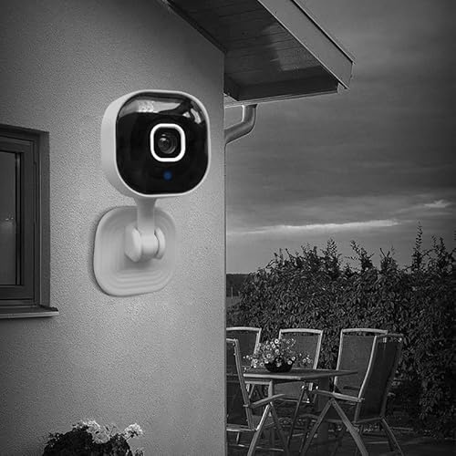 Besshepplo Telecamera di sicurezza WiFi, telecamera di sorveglianza domestica intelligente, compatibile con WiFi, dispositivo CCTV compatto che offre immagini chiare alla luce del giorno e in