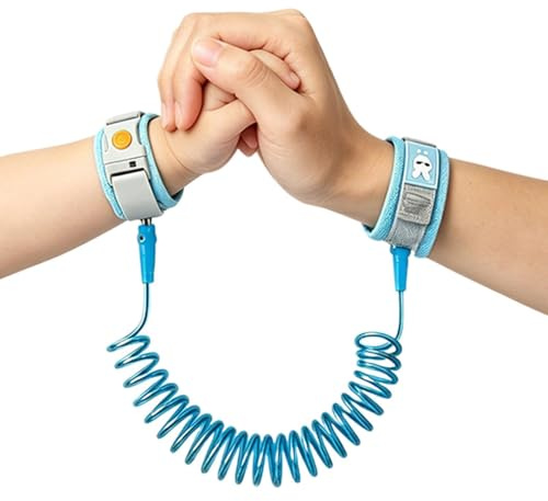 Handledslänk för barn | Magnetisk Reflekterande Handledssäkerhetsrem - Småttingars armbandslänk,för Pojkar och Flickor Förskola Resor Utomhus Camping Promenad Museum Pendling och Dagliga Äventyr