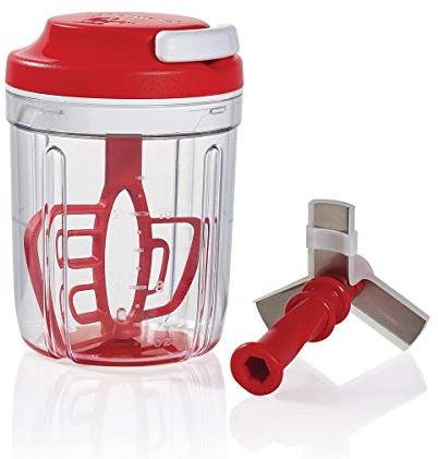 TUPPERWARE Chef Multi-Chef D169 Speedy Girl 26757 Robot hachoir et frapper Rouge