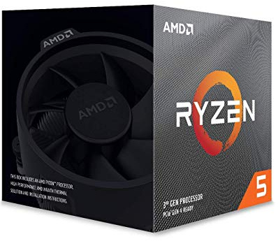Processore AMD Ryzen™ 5 3600XT (6C/12T, 35 MB di cache, fino a 4,5 GHz max Boost) – Con dispositivo di raffreddamento Wraith Spire