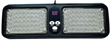 PNNNU 86 Leds Luz Estroboscópica 12 Modos Advertencia Flash De Emergencia Lámpara De Parasol 12V para Camiones Coches,Blue White