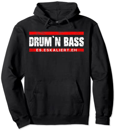 Drum And Bass Musik DnB Rave Drum & Bass Pullover Hoodie