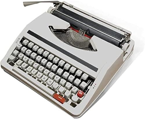 Mechanische Englische Schreibmaschine, Tragbare Retro-Handschreibmaschine, Vintage-Schreibmaschine, Retro-Vintage-Schreibmaschinenmodell, Handgefertigtes Requisitenmodell, Retro-Dekoration, Heimde