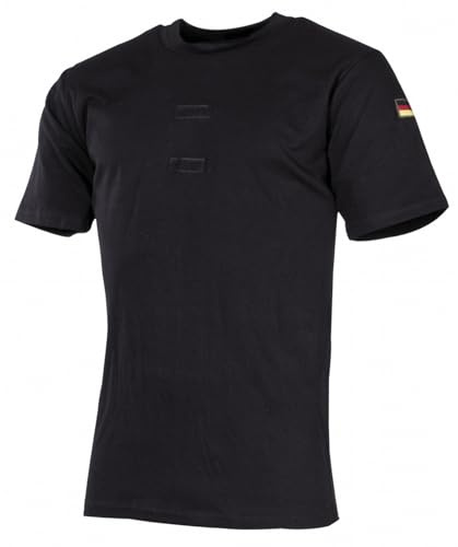 OpTacs Bundeswehr T Shirt Kurzarm BW Tropenshirt mit Abzeichen T-Shirt mit Klett und Hoheitsabzeichen Deutschland Patch