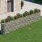 SECOLI Gabionenkörbe Metall-Steinkörbe Gabionenewand Steinkorb Gabionen Steinsäule Drahtkorb Gabionensäule Gabionenkorb Distanzhalter Gabionenzaun Garten-Typ 3-540 x 50 x 100 cm