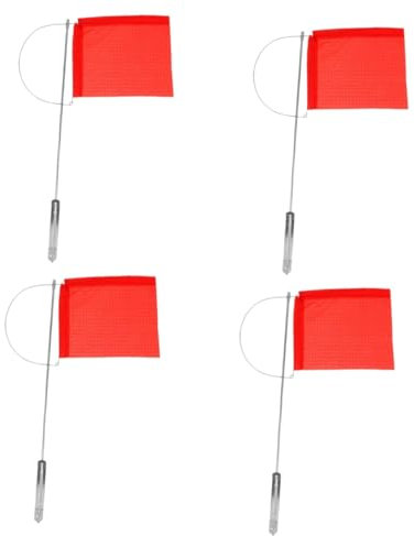 Mipcase 4pièces Drapeau De Direction Vent pour Extérieur Indicateur De Direction Vent Pratique Accessoire De Navigation