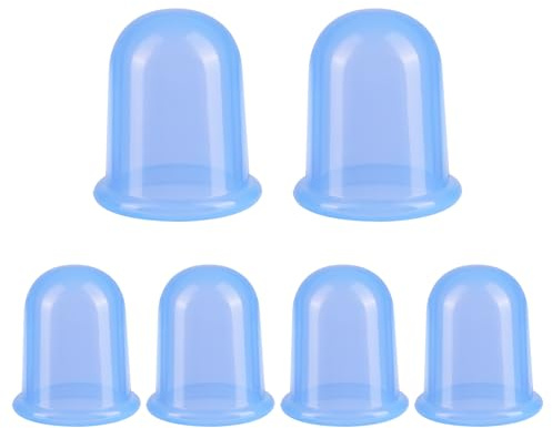 Excitsayno Set di coppettazione in silicone – Kit di coppettazione per terapia di massaggio – Set per la rimozione della cellulite – Massaggiatore a tazza anticellulite, ventose per massaggio a vuoto