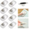 NATOSU 8 mini ruedas para muebles, ruedas de muebles de 360 grados, mini ruedas autoadhesivas, ruedas pequeñas para muebles para caja de almacenamiento, cubos de basura y muebles pequeños