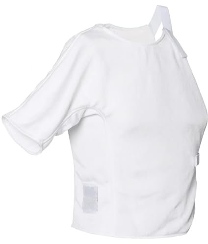 ZPRYZHD 450N Fecht Uniform, Leichte Fechtweste, Komfortabler Unterarmschutz für Florett Degen und Säbel(S)