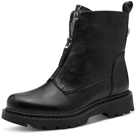 Tamaris Damen Stiefel Vegan schwarz 39