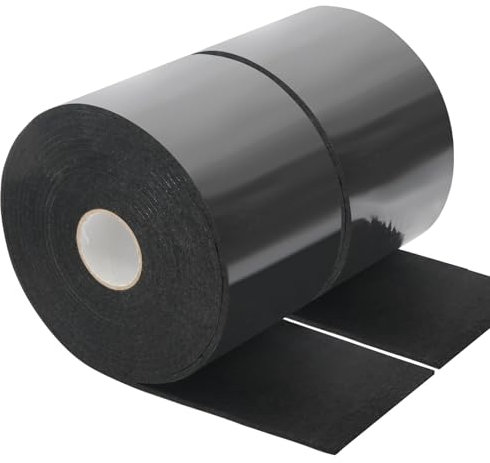 QILIMA 2 rotoli di Feltro Adesivo Rotolo Feltrini Per Mobili Tagliare qualsiasi forma utilizzato per proteggere mobili e pavimenti 100MMX5.12M