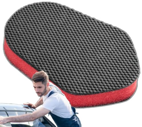 Cuscinetto di applicazione per auto – Spugna per lavaggio manuale, per la pulizia | Applicatore per lucidatura fine, spugna multifunzione per vernice auto, finestrini per la manutenzione