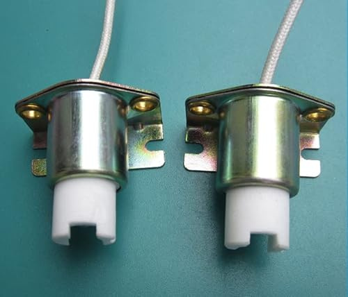 SIKOWEI 2pcs M-128B Metal halide lamp Holder 250V Iron Plated Color zinc high Temperature Resistant R7S Metal lamp Holder Custom