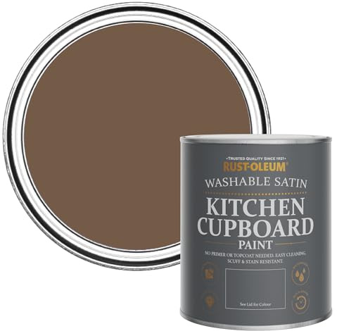 Rust-Oleum Kitchen Wood, Cupboard and Cabinet Paint in Satin Finish - Chester 750ml