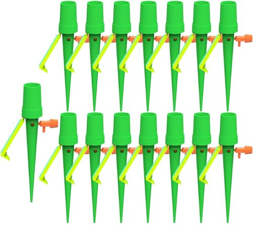 Pics D'arrosage pour | 15 Pièces Dispositifs D Arrosage pour - Vanne Réglable Bâtons D Irrigation Automatique Anti Fuites pour Orchidées Légumes Maison Arbres Pelouse Jardinage