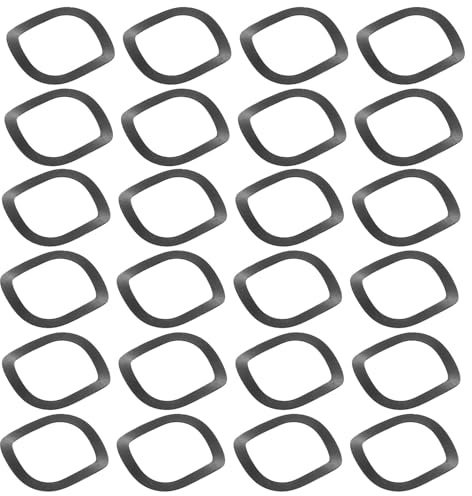 Cabilock Rondella Ondulata Tripla in Acciaio al Manganese Nero 16 MM Interno Spessore 03 MM Set da 300 Pezzi per Riparazione Lavatrice Guarnizione Elastica per Cuscinetti Motore e
