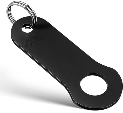 GALPADA Colgador de Campana Negro de Acero Inoxidable para Motocicleta con Anilla Dividida, Accesorio Multifuncional Fácil de Instalar para Motoristas