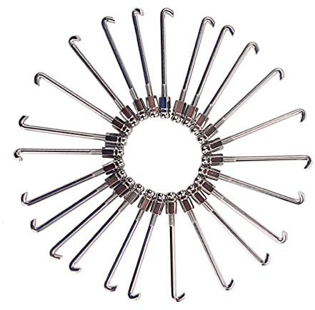 EXCEART 24stücke Teiliges Aus Metall-banjo-haken Für Traditionelle Banjo-fäden Hochwertige Leichte Und Langlebige Ersatzteile Passend Für Modernen