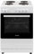 electriQ 60cm Electric Cooker with Sealed Plate Hob - White