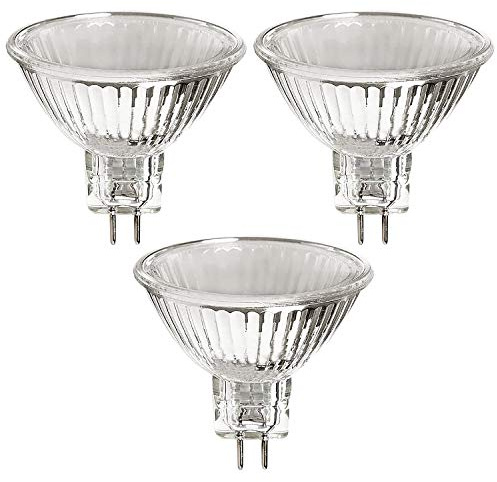 12Vmonster MR11 11⁄8 inches 35MM Halogen Spot Light Bulb Down Reflector Lamp 11⁄8 inches 35W 12V 2 Prong 1.375 Stove Hood Range Lighting Warm White 35 Watt GU4 Dimmable Replacement GL 45° Beam