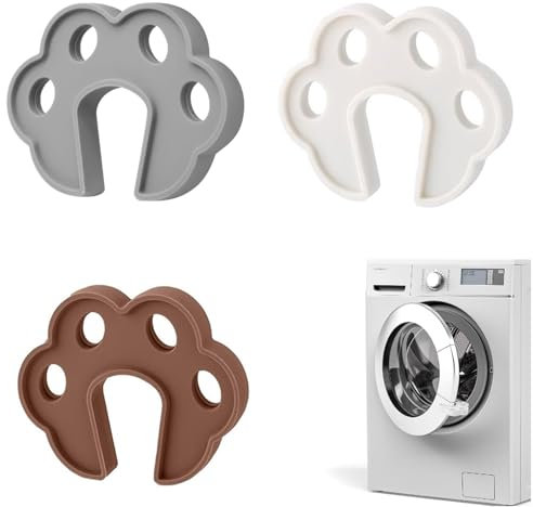 JINJUMEI 3PCS topes para puerta de lavadora, Soporte de puerta de lavadora, accesorios de soporte de puerta de lavadora de carga frontal para lavadoras y secadoras de carga frontal